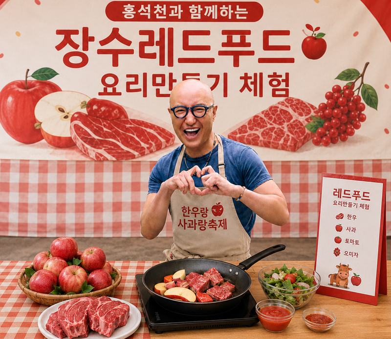 홍석천과 함께하는 레드푸드 요리만들기 체험